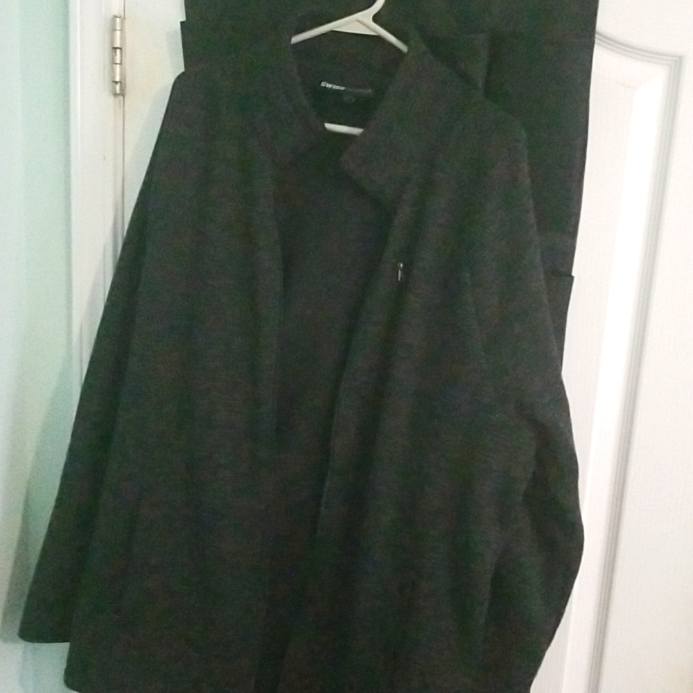Black Swiss Tech jacket.